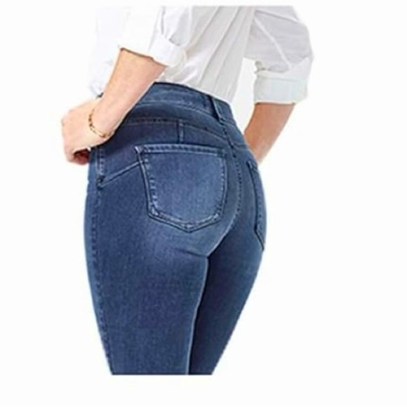 NWT~Not Your Daughters Jeans (NYDJ) Marilyn Crop Cuff Jeans|Crop Slimming Jeans - Picture 7 of 15
